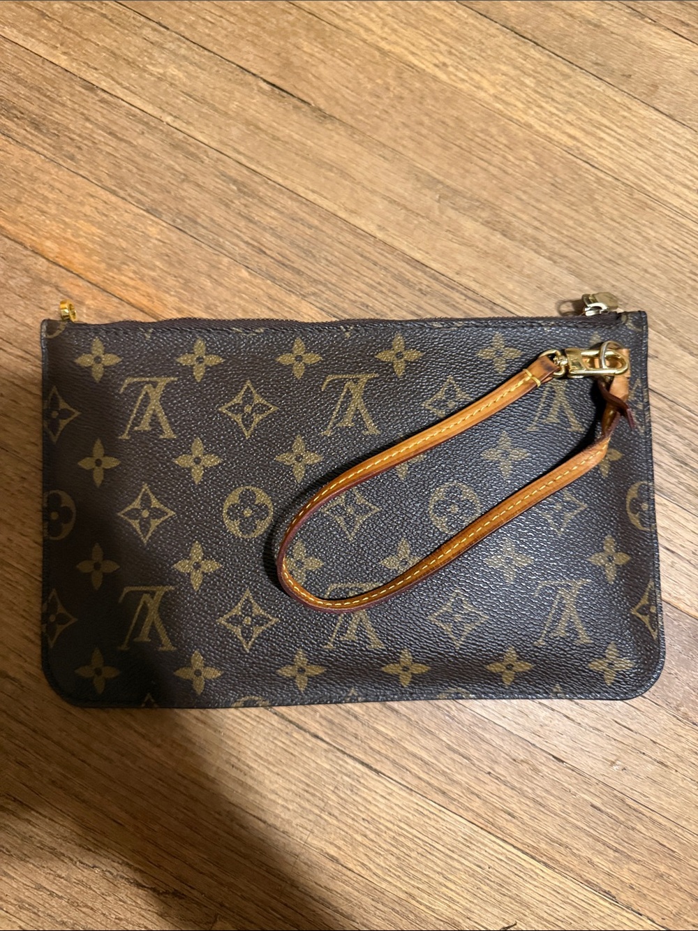 Louis Vuitton Brown Monogram Wristlet